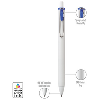 uniball™ ONE, Gel Pen, White Barrel