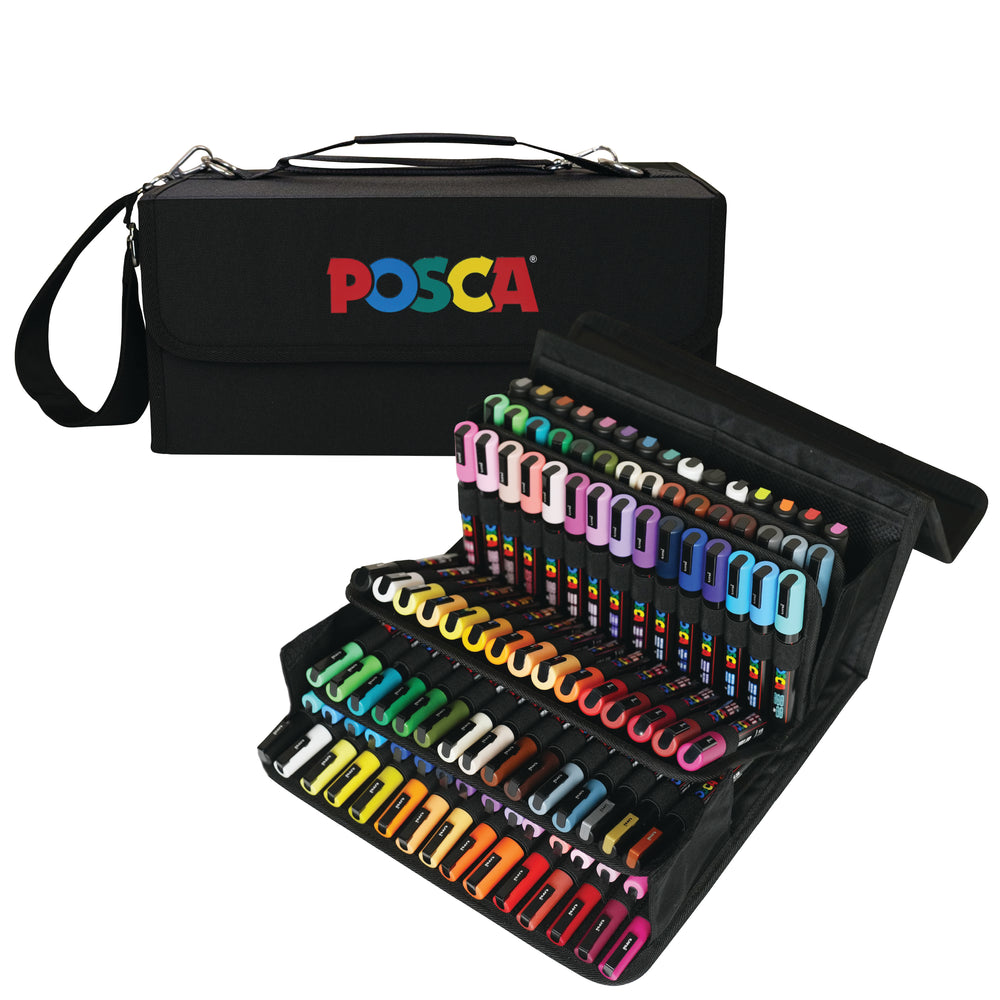 POSCA® 105 Count Paint Marker Ultimate Color Collection, Featuring 3M & 5M Markers, 70788, product image
