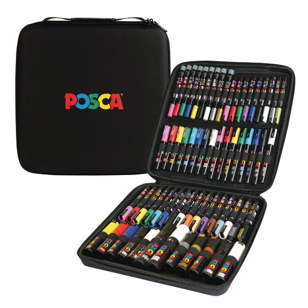 POSCA® Artist Signature 62 Count Kit, Featuring 8 Tip Sizes and Fan-Favorite Colors, 70693 Product Image
