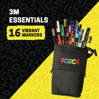 POSCA® 16 Count Paint Marker Kit, Featuring 3M Fine Tips, marker count, 71784