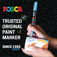POSCA® 16 Count Paint Marker Kit, Featuring 3M Fine Tips, trusted orginal markers, 71784