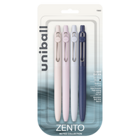 uniball™ Zento Liquid Gel Ink Retractable Pens, Medium Point (0.7mm)