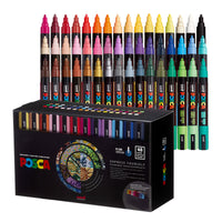 uni® POSCA® PC-5M Water-Based Paint Markers with Display Caddy, 48 Count, 353177000