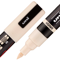 uni® POSCA® PC-5BR, Water-Based Paint Brush Tip Markers (16 Pack)