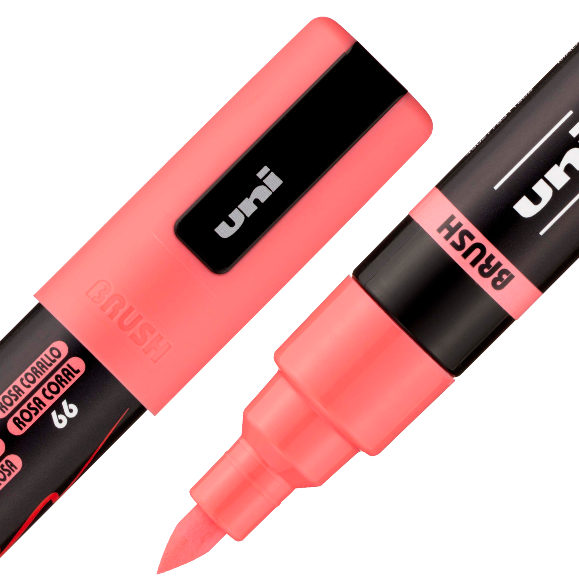 uni® POSCA® PC-5BR, Water-Based Paint Brush Tip Markers (16 Pack)
