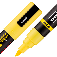 uni® POSCA® PC-5BR, Water-Based Paint Brush Tip Markers (16 Pack)