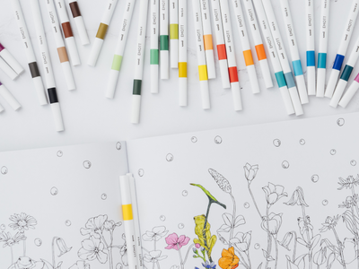 Fine Line Drawing Markers