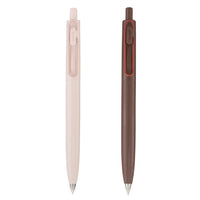uniball One F, Gel Pen, 0.38mm, Black, 2 Count, Mariage Colors