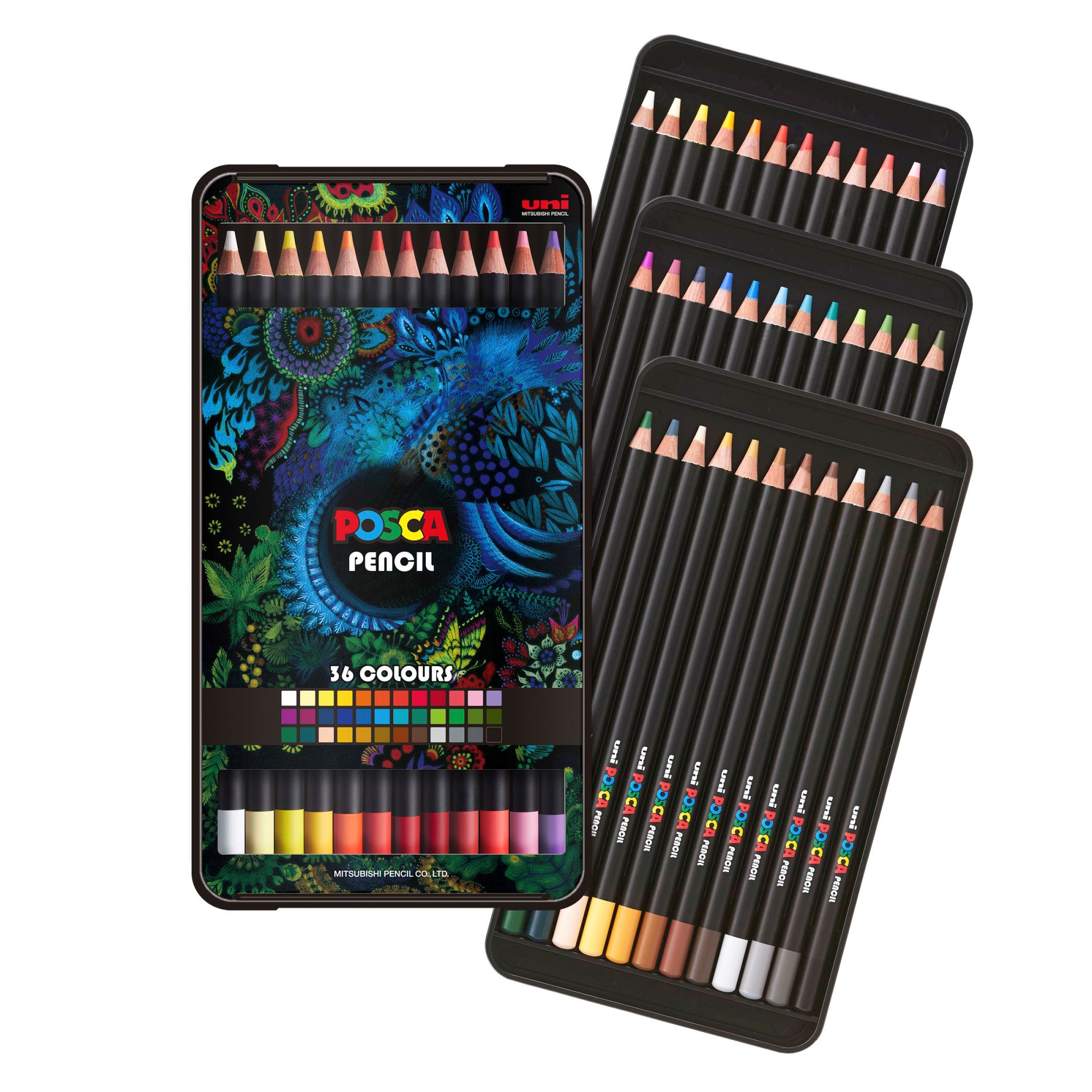 ディグラッセ　エポカ　3色セット Posca Colored Pencils | KPE20036C | uni-ball