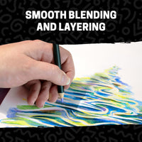 uni® POSCA Colored Pencils, 4.0mm Lead, Assorted Set, 36 Count