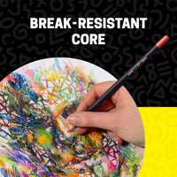 uni® POSCA Colored Pencils, 4.0mm Lead, Assorted Set, 36 Count