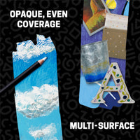 uni® POSCA Colored Pencils, 4.0mm Lead, Assorted Set, 36 Count