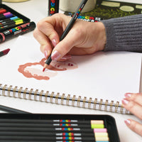 uni® POSCA Colored Pencils, 4.0mm Lead, Assorted Set, 36 Count