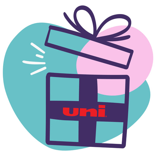 uniball Mystery Gift, FREE with a $50 Purchase, a $25 Value