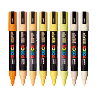 uni® POSCA® PC-5M, Yellow Shade Water-Based Paint Markers (8 Pack)