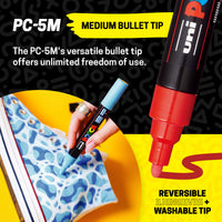 uni® POSCA® PC-5M, Cooltone Water-Based Paint Markers (8 Pack)