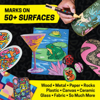 uni® POSCA® PC-5M, Cooltone Water-Based Paint Markers (8 Pack)