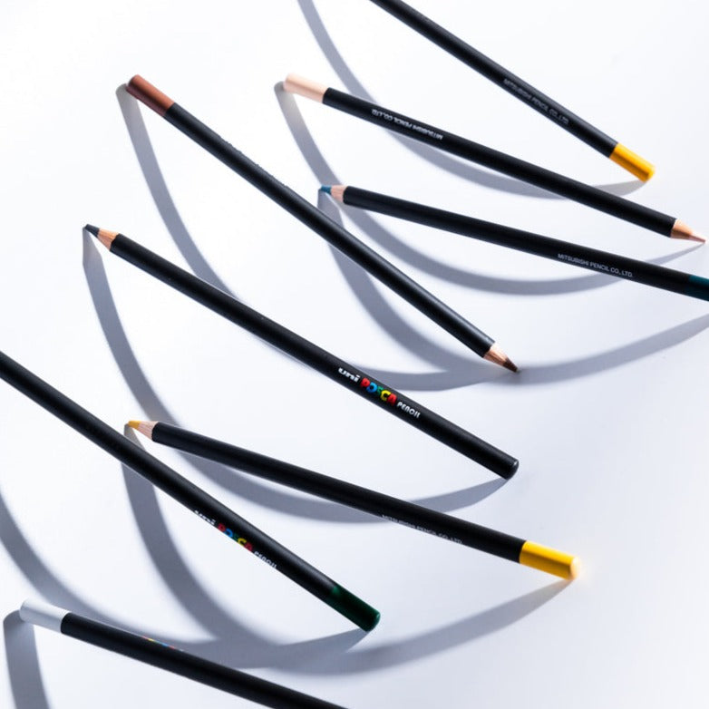uni® POSCA® Oil-Based Colored Pencils (8 Pack)