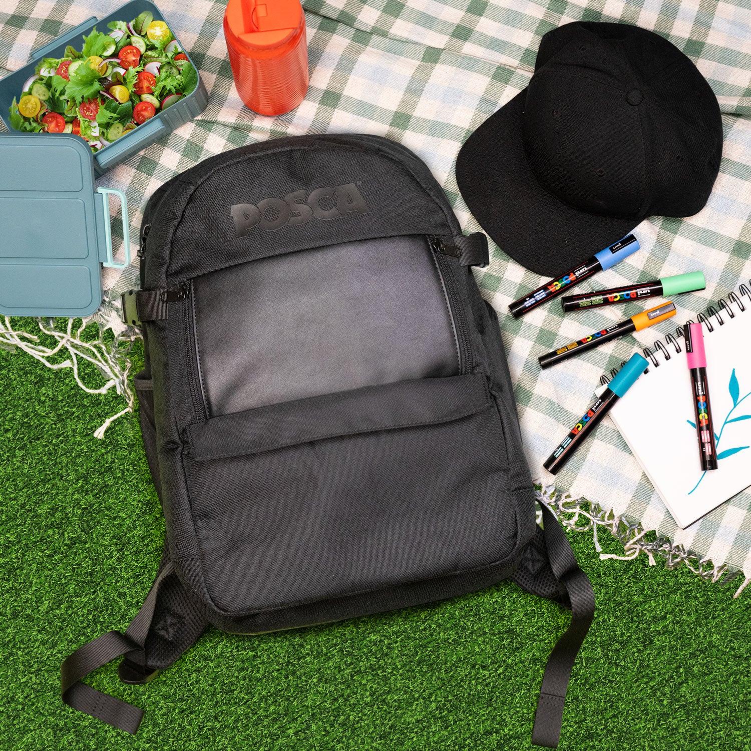 Posca Backpack uni® POSCA® Exclusive Artist Backpack including 212 Count Assorted POS