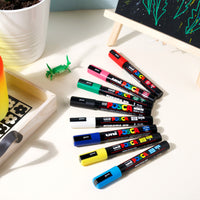 uni® POSCA® PC-5M Water-Based Paint Markers with Display Caddy