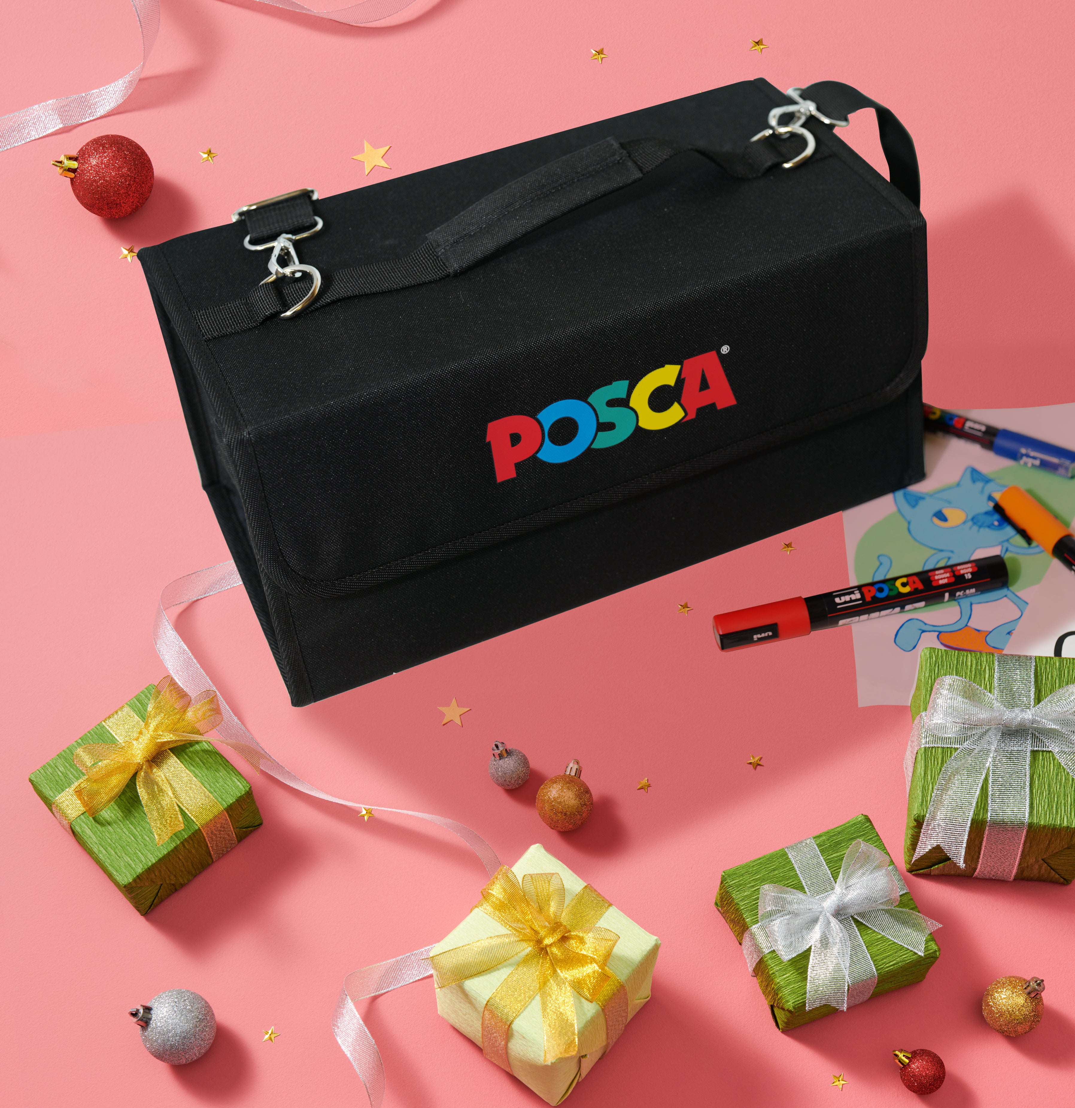 uni® POSCA® Exclusive Special Edition Set, 105 Count Kit including 3M