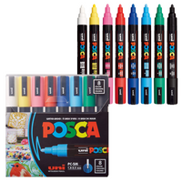 uni® POSCA® PC-5M Water-Based Paint Markers (8 Pack)
