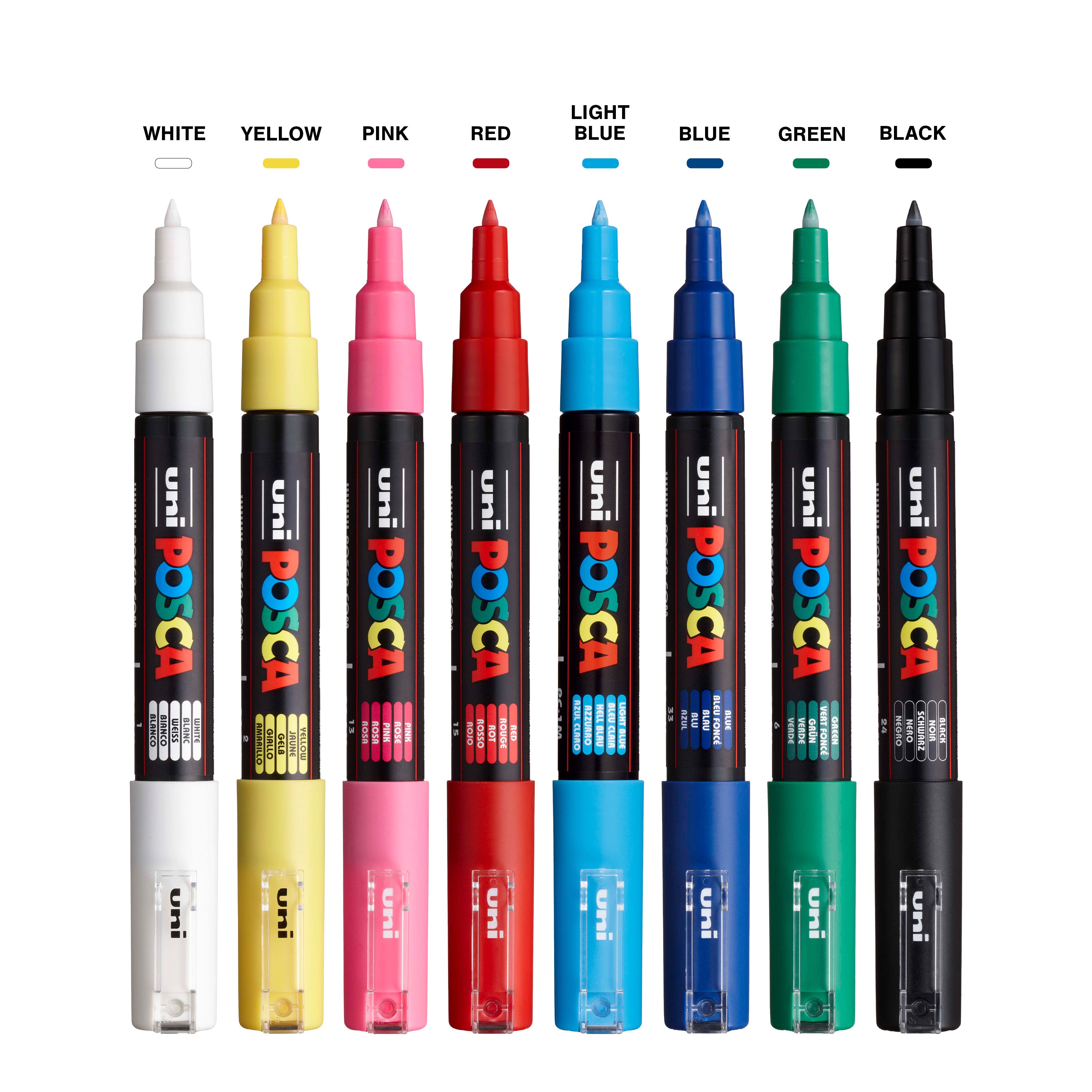 uni® POSCA® PC-1M Water-Based Paint Markers (8 Pack)