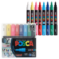 uni® POSCA® PC-1M Water-Based Paint Markers (8 Pack)