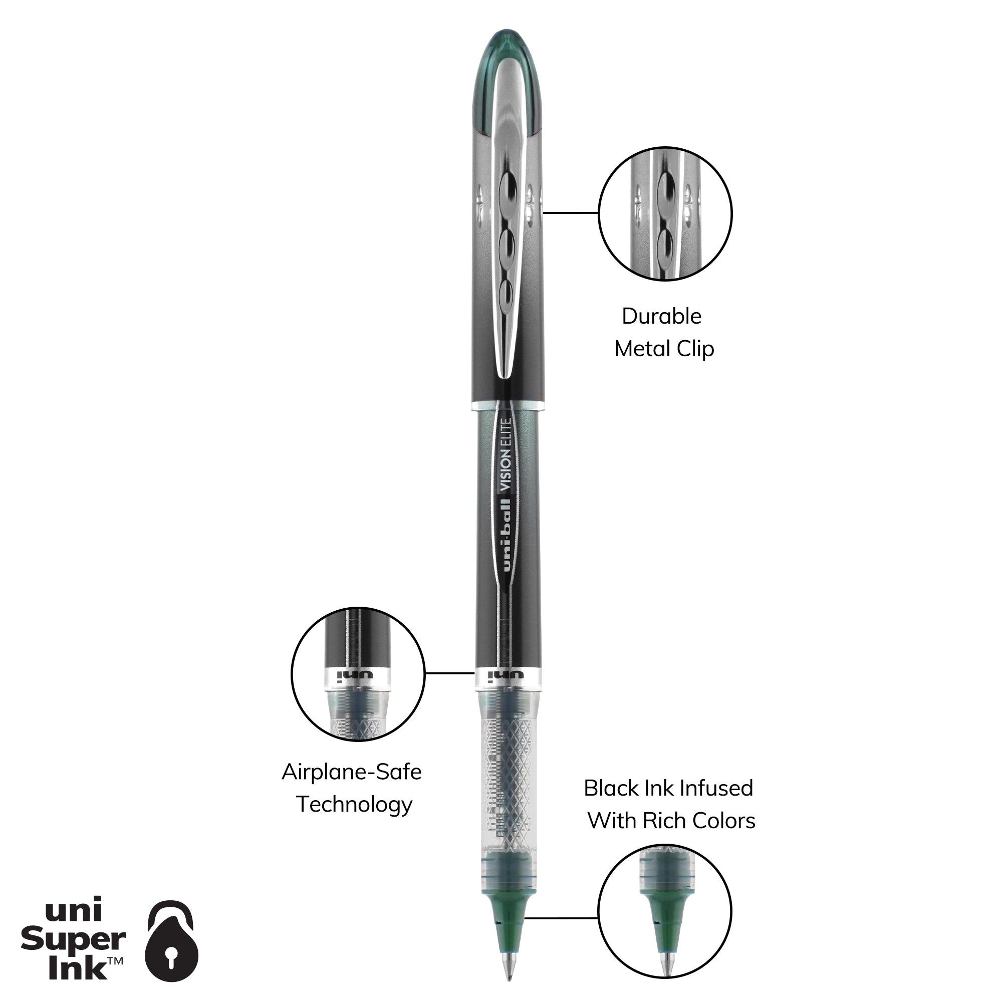 Vision Elite Blx | Rollerball Pens | uni-ball