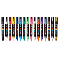 uni® POSCA® PC-5M, Water-Based Paint Markers (16 Pack)