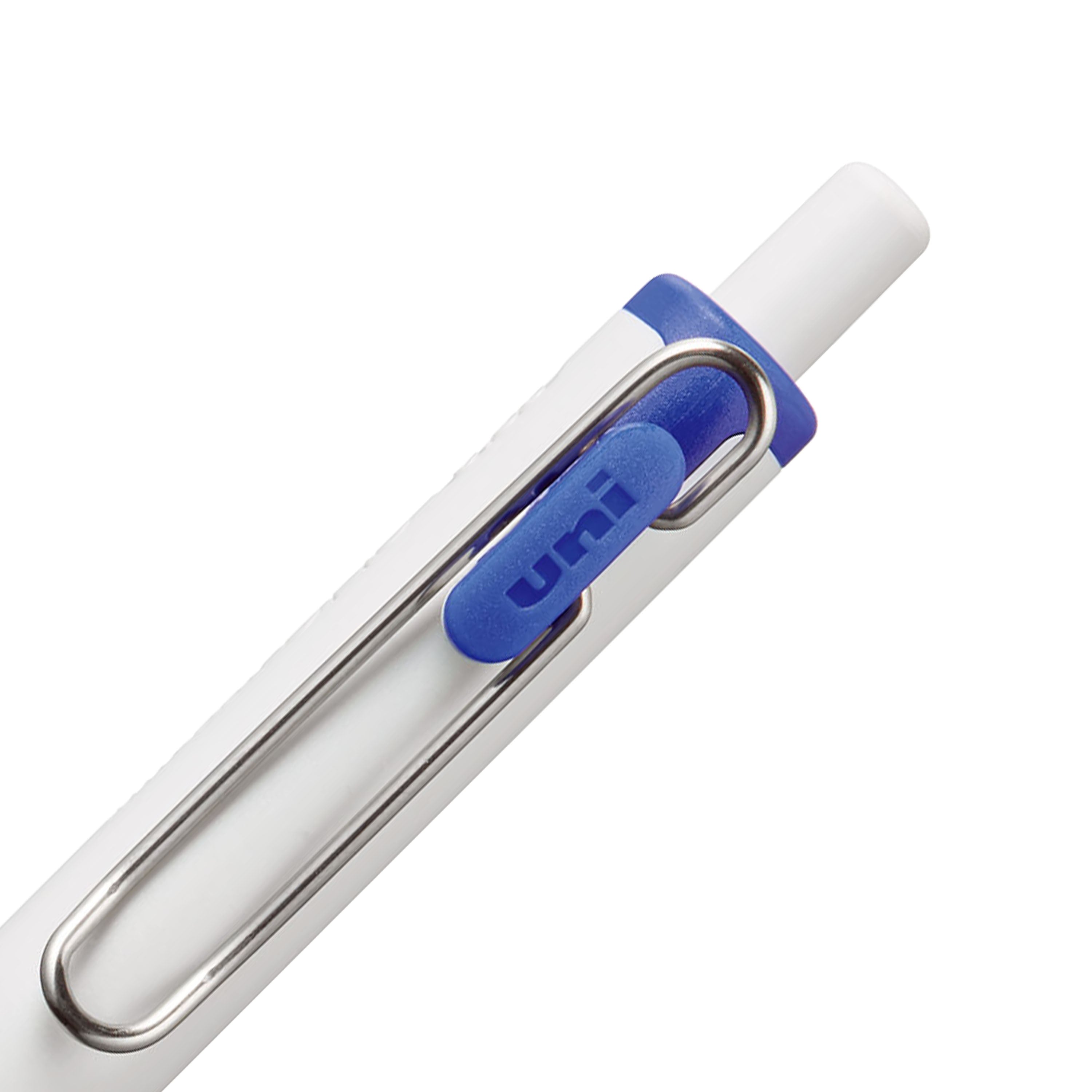 uniball™ one Retractable Gel Pens, Medium Point (0.7mm), Blue Ink, 5 Pack