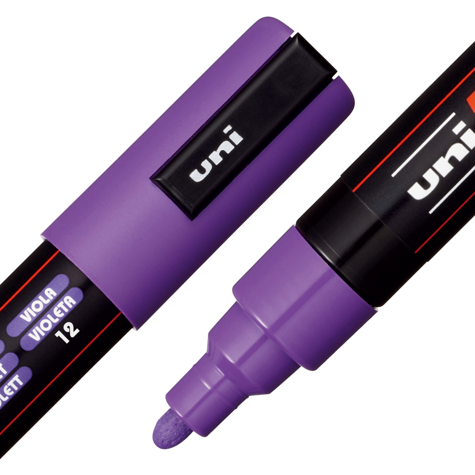 uni® POSCA® PC-5M, Purple Shade Water-Based Paint Markers (8 Pack)