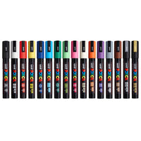 uni® POSCA® PC-5M, Water-Based Paint Markers (16 Pack)