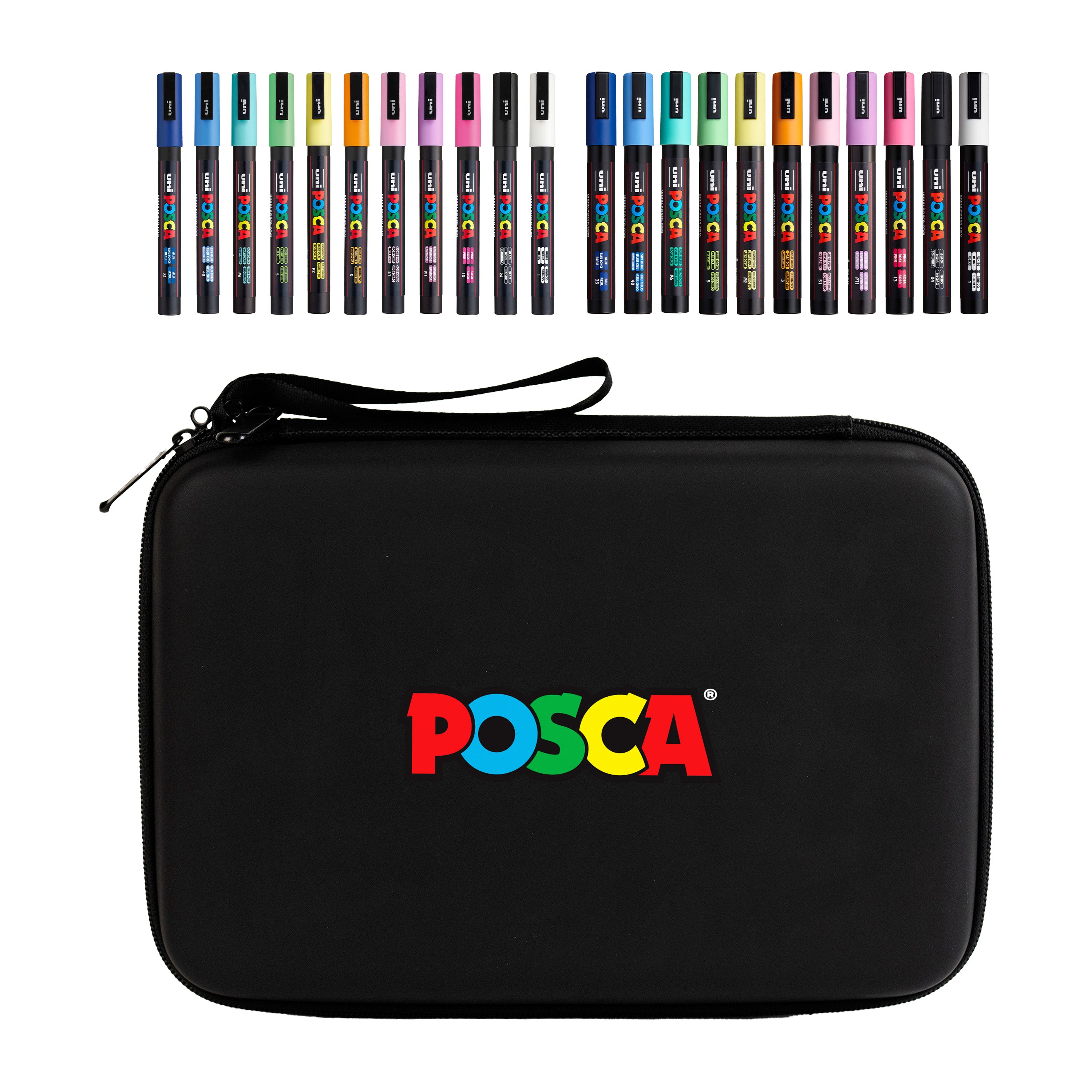 uni POSCA® PC-5M & PC-3M Exclusive Special Edition Set (22 Pack)