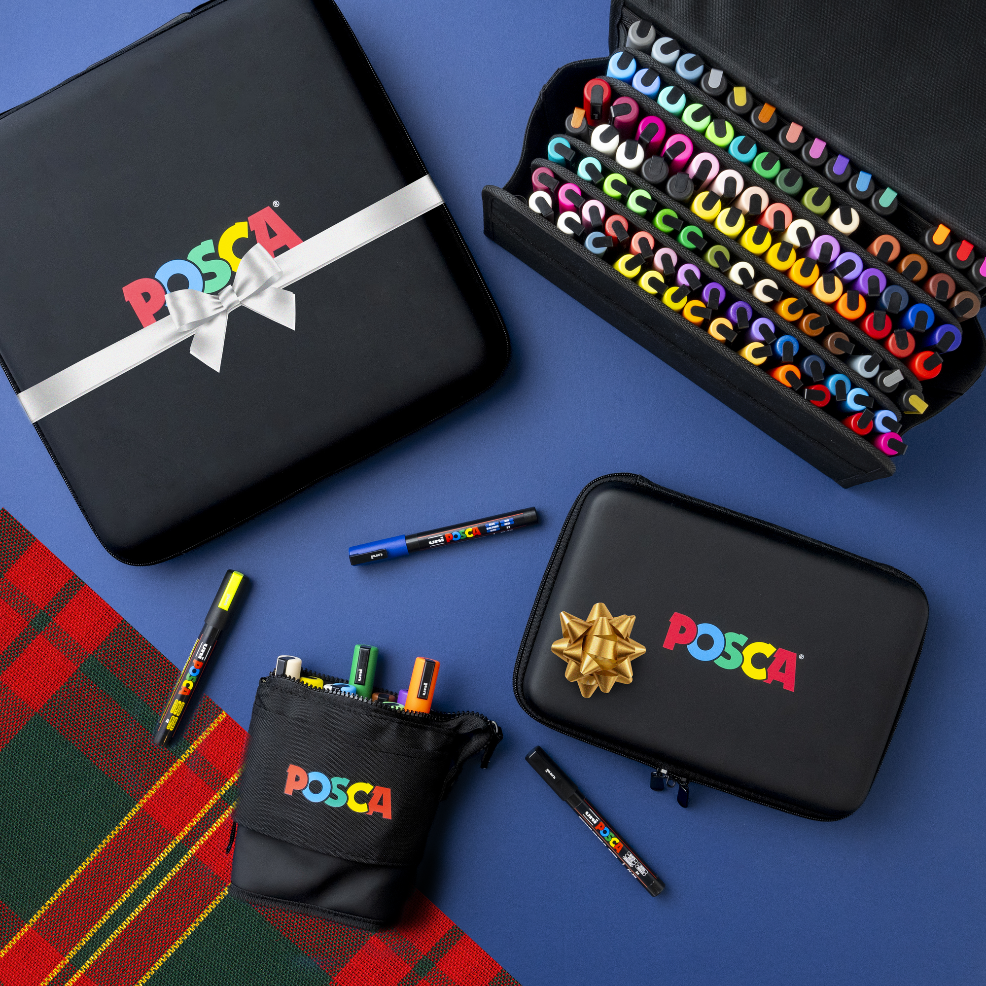 uni® POSCA® Exclusive Special Edition Set, 105 Count Kit including 3M