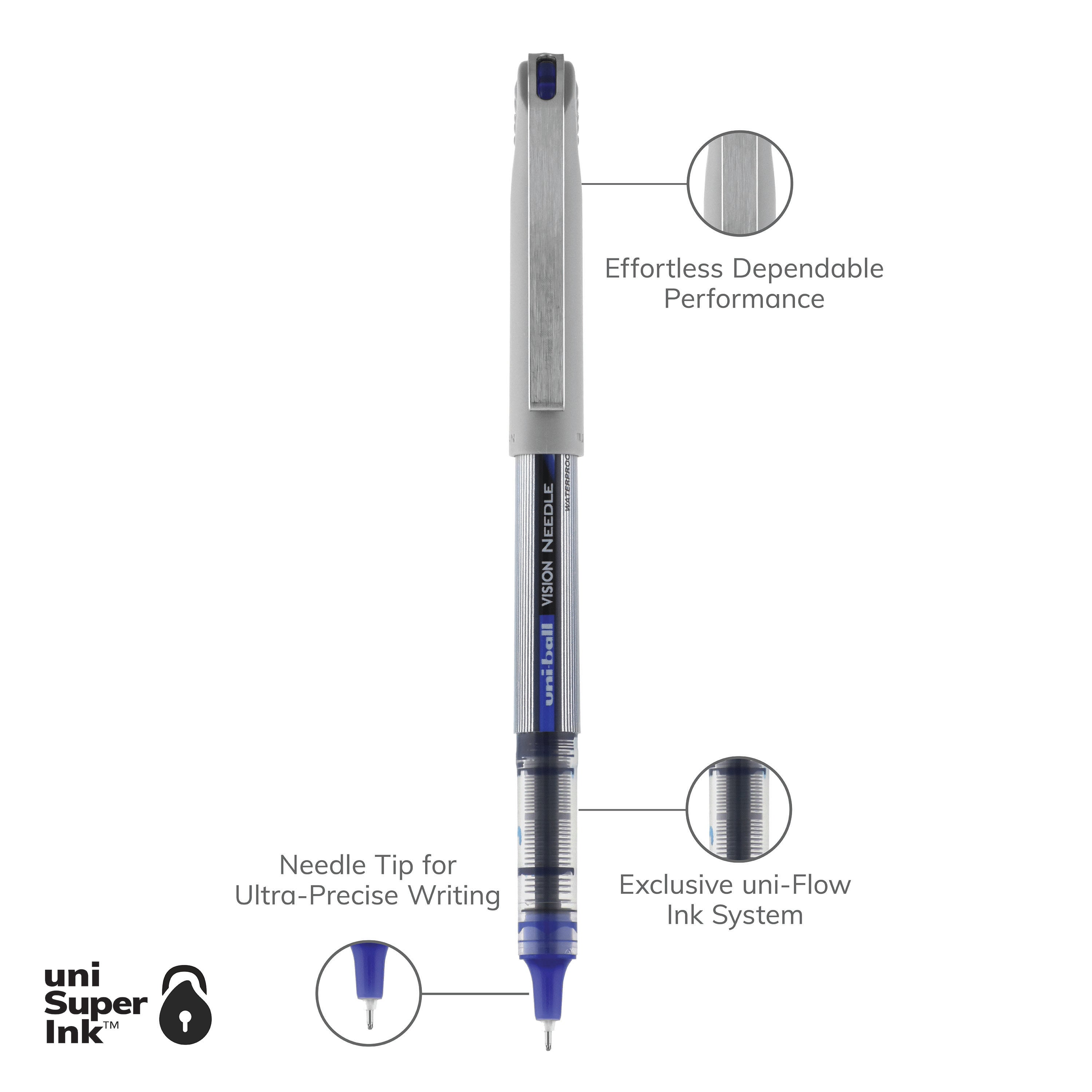 Vision Needle | Rollerball Pens | uni-ball