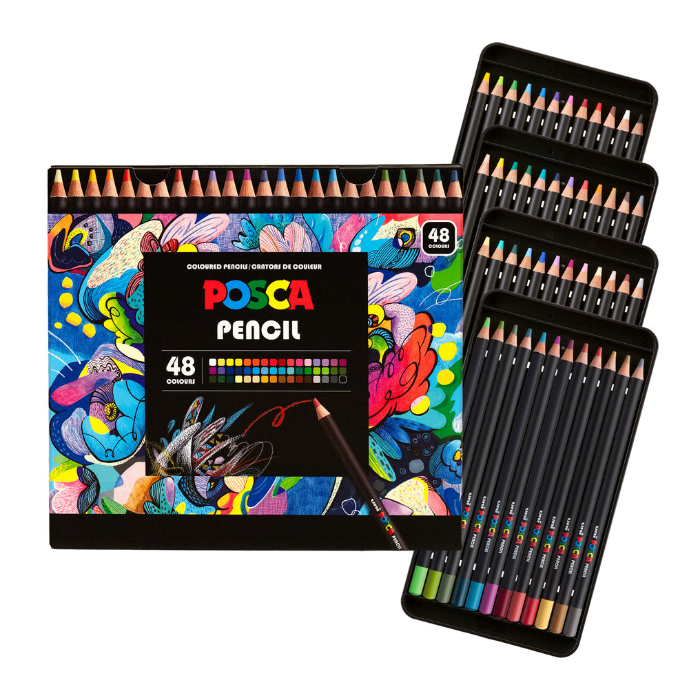 Posca Colored Pencils | KPE20036C | uni-ball