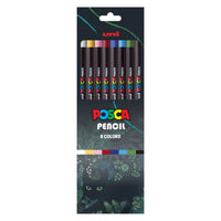 uni® POSCA® Oil-Based Colored Pencils (8 Pack)