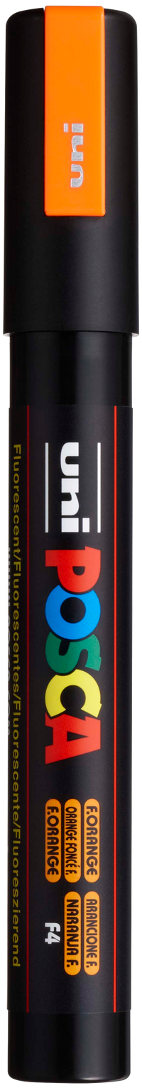 uni® POSCA® PC-5M, Neon Water-Based Paint Markers (4 Pack)