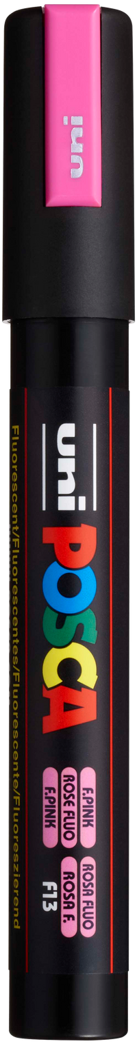 uni® POSCA® PC-5M, Neon Water-Based Paint Markers (4 Pack)