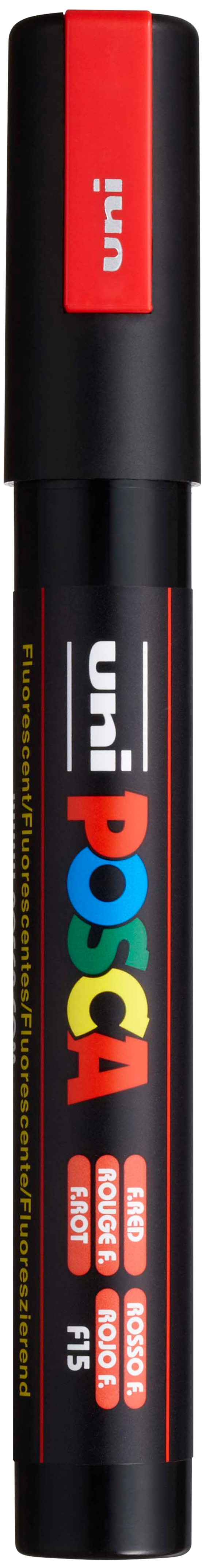 uni® POSCA® PC-5M, Neon Water-Based Paint Markers (4 Pack)