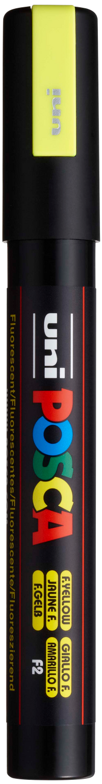 uni® POSCA® PC-5M, Neon Water-Based Paint Markers (4 Pack)