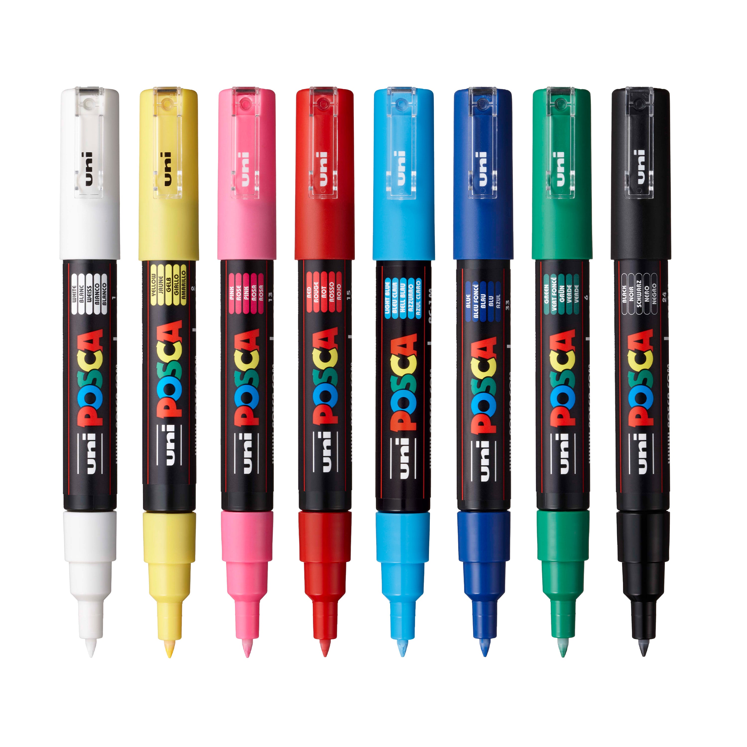 uni® POSCA® PC-1M Water-Based Paint Markers (8 Pack)