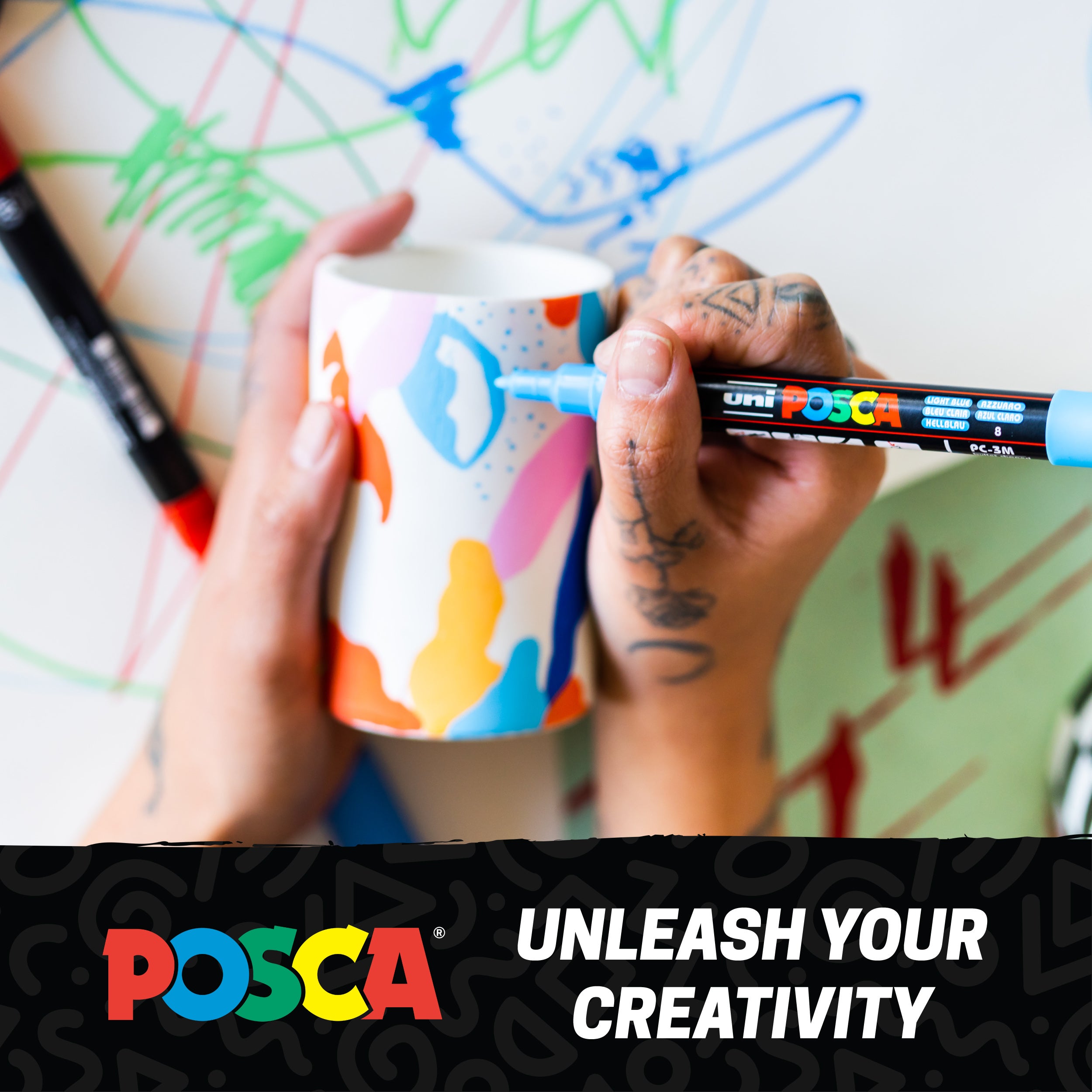 Posca Retail Display POSCA X Secret Walls