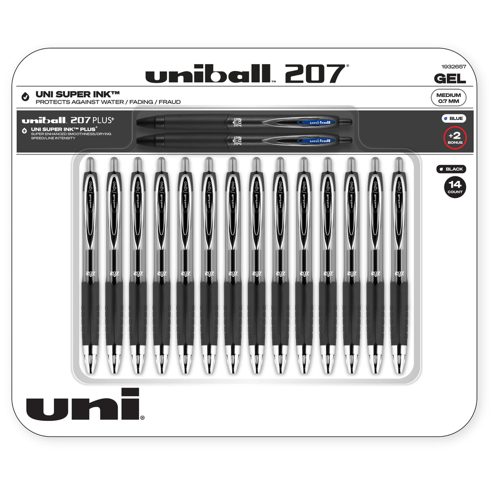 207 Gel Pens Assorted 14-Pack uni-ball - Main Image