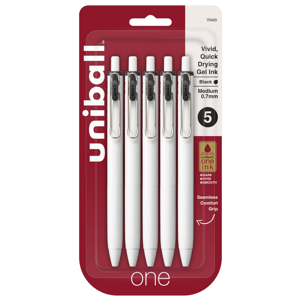 uniball™ ONE, Gel Pen, White Barrel - 70420