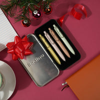 uniball™ One P Exclusive 4 Count Tin with Banana, Peach, Mint and Coffee Barrel Colors