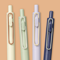 uniball™ ONE F, 0.5mm, Gel Ink Retractable Pens, Limited Colored Clip Edition Set