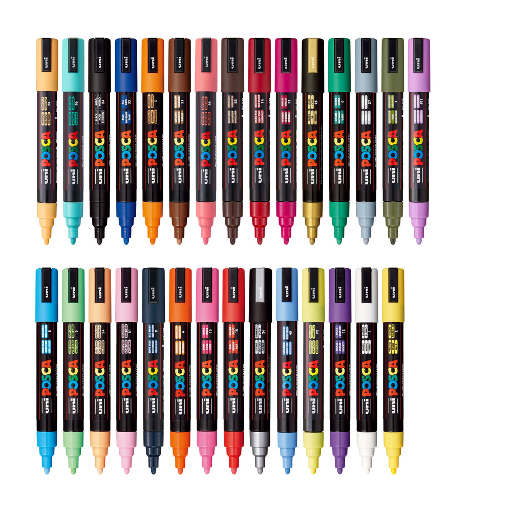 Uni Posca PC-5M Paint Marker (Medium) : Uni Posca PC-5M Paint Uni Posca PC-5M Paint Marker (Medium) : Uni Posca PC-5M Paint