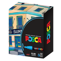 uni® POSCA® PC-1M, Water-Based Paint Markers (21 Pack)